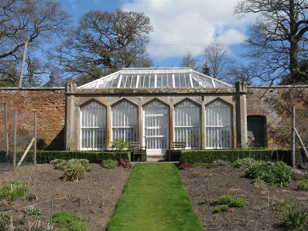 The Pavilion (gotisches Gewächshaus), Abbotsford, Abbotsford bei Melrose (Scottish Borders), Schottland