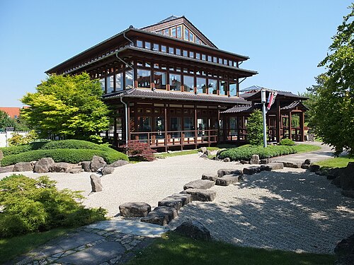 日本庭園「幸福の庭」の植物館（Pflanzenpavillon）, バート・ランガルツァ（チューリンゲン州）