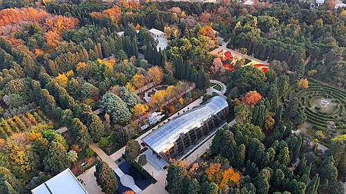 バクー中央植物園のオランジェリー（Mərkəzi Nəbatat Bağı）, バクー（バダムダル）