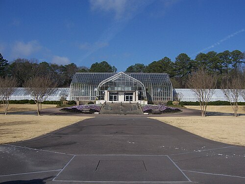 Gewächshaus der Birmingham Botanical Gardens, Birmingham, Alabama