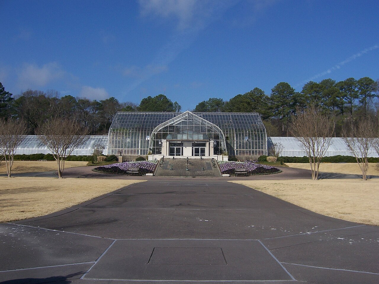 Gewächshaus der Birmingham Botanical Gardens, Birmingham, Alabama