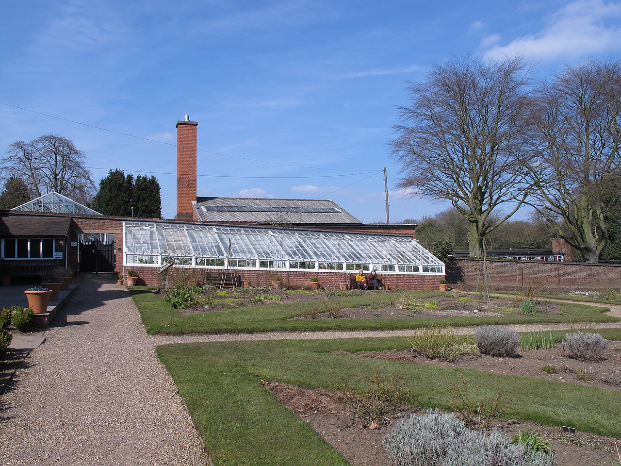 Gewächshäuser, Winterbourne House and Garden, Edgbaston, Birmingham (West Midlands)