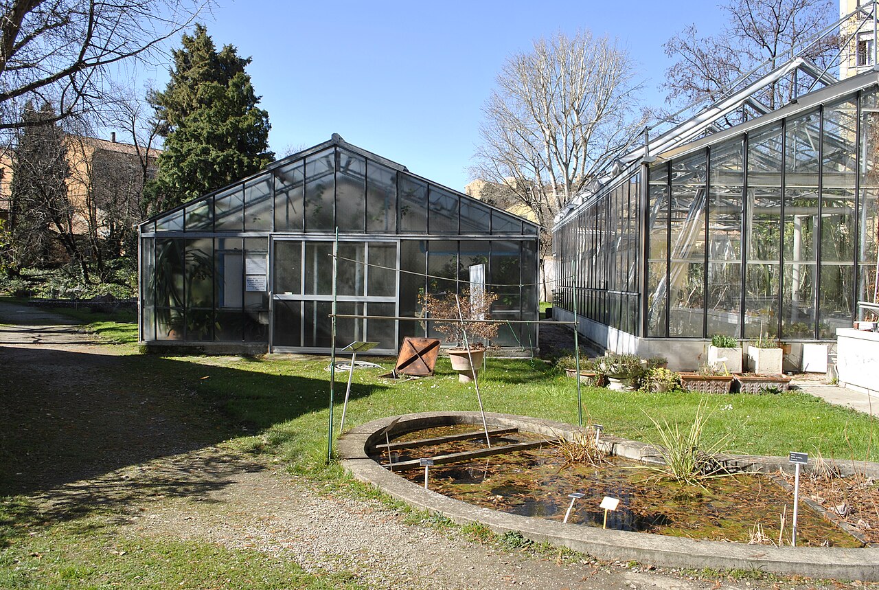 Tropen- und Sukkulentengewächshäuser (Serra Lodi) des Orto botanico der Universität Bologna, Bologna, Emilia-Romagna