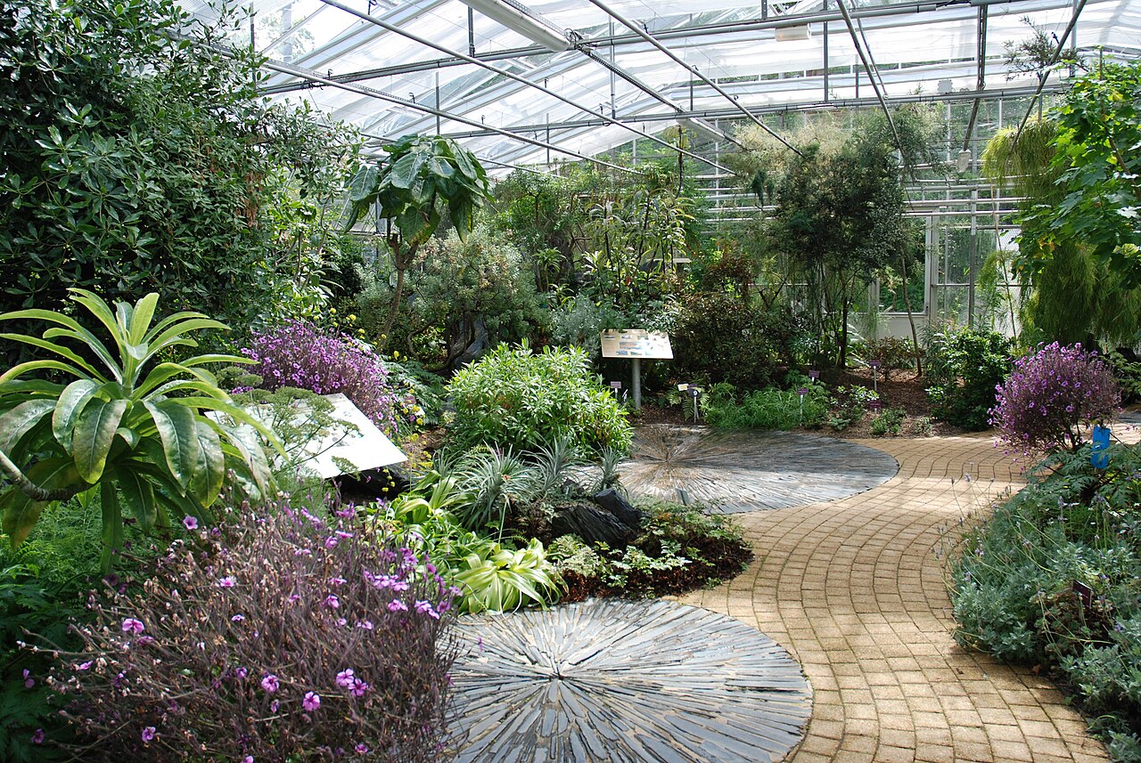 Tropengewächshäuser des Conservatoire botanique national de Brest, Brest, Bretagne