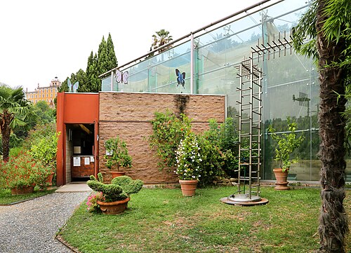 Schmetterlingshaus von Collodi (Casa delle Farfalle), Giardino Garzoni, Collodi (Provinz Pistoia), Toskana