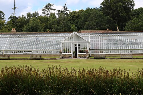 Weinhaus und Pfirsichhaus, ummauerter Garten von Culzean, Culzean Castle, bei Maybole (South Ayrshire), Schottland