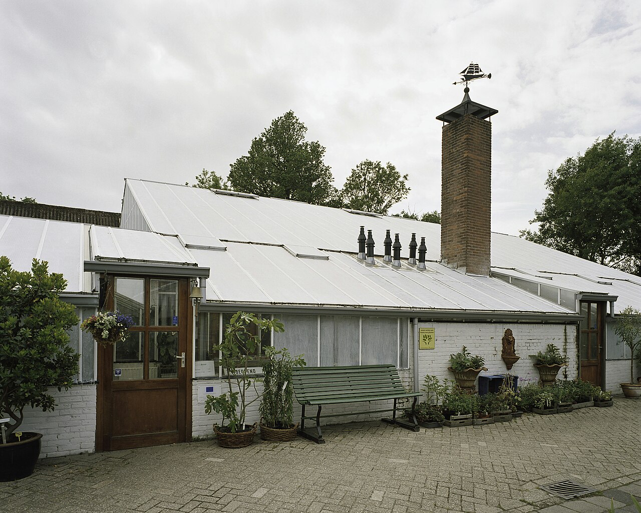 Palmkas (Palmenhaus) des Hortus Overzee, Den Helder, Nordholland