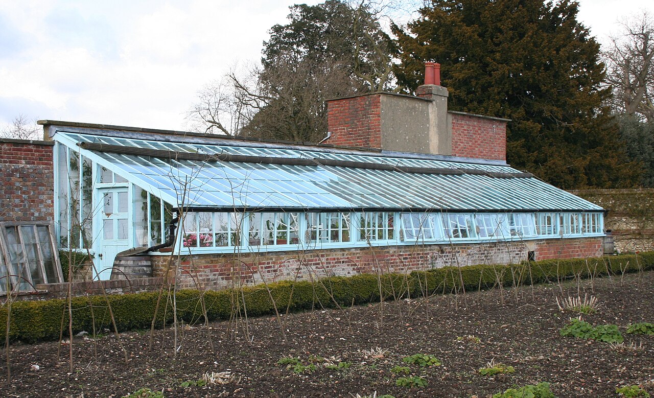 Charles Darwins Gewächshaus und Warmhaus, Down House, Downe (Orpington), Greater London