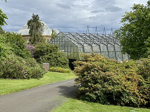 Palm Houses victoriennes du Royal Botanic Garden Edinburgh, Édimbourg, Écosse