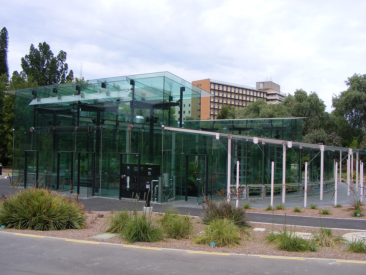 Amazon Waterlily Pavilion, Adelaide Botanic Garden, Adelaide, Südaustralien — The amazon waterlily pavilion at Botanic Garden, Adelaide, South Australia