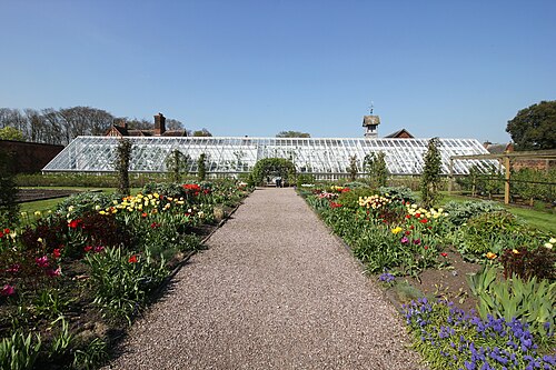 The Vinery, Arley Hall (Treibhaus im Küchengarten), Arley Hall & Gardens, Aston by Budworth, bei Northwich, Cheshire, England — The Kitchen Garden at Arley Hall