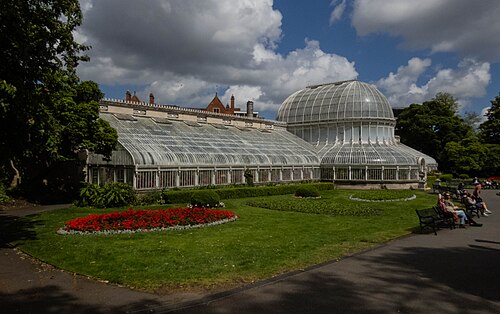 Tropical Ravine (Botanic Gardens de Belfast), Belfast, Irlande du Nord — Palm House, Botanic Gardens