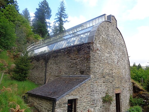 Benmore Fernery, Benmore bei Dunoon (Argyll), Schottland — The Benmore Fernery exterior, Dunoon, Argyll.