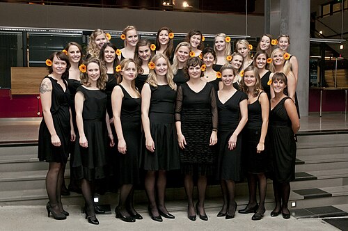 Plantehuset, the Muséhagen glasshouse (University of Bergen), Bergen, Vestland — Sirenene, the official female student choir of the University of Bergen.
