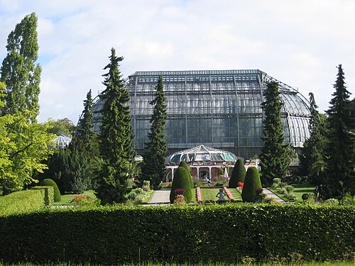 Großes Tropenhaus, Botanischer Garten Berlin-Dahlem — Großes Gewächshaus (Tropenhaus) im Botanischen Garten Berlin / Botanic Garden Berlin…