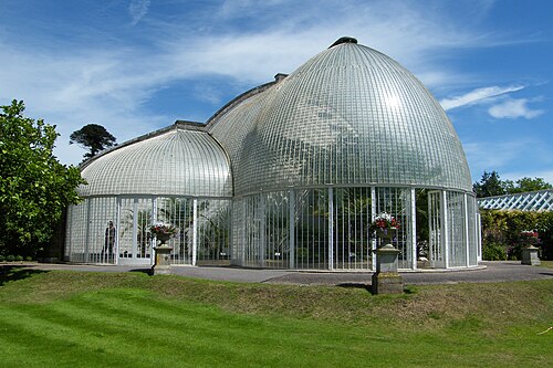 Palm House de Bicton Park, Bicton, Devon — Palm House