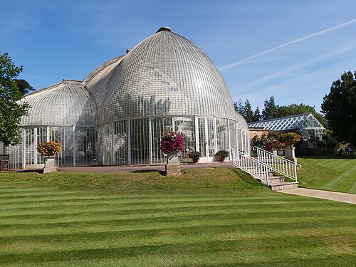 Palm House de Bicton Park, Bicton, Devon — The Palm House