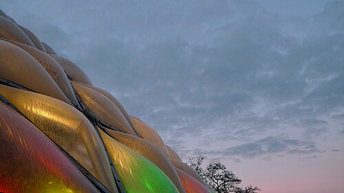 Bloedel Conservatory, Vancouver, Britisch-Kolumbien — Christmas lights at Bloedel Conservatory