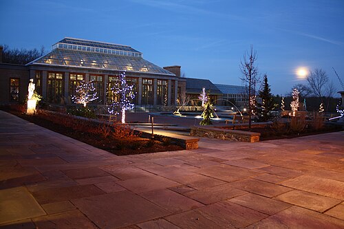 Orangerie et Limonaia (New England Botanic Garden at Tower Hill), Boylston, Massachusetts — Winter Garden - Tower Hill Botanic Garden - Boylston, MA