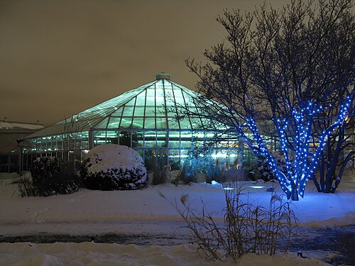 Gewächshaus und Tropengärten (Greenhouse & Tropical Gardens), Chinguacousy Park, Brampton, Ontario — The Brampton Chinguacousy Park Greenhouse is a great place to get out of the cold.