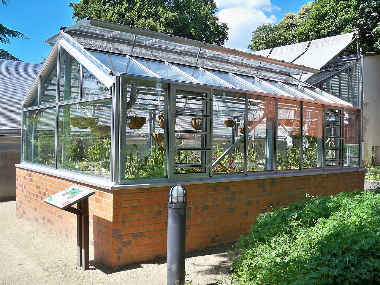 Gewächshäuser des Botanischen Gartens der TU Braunschweig, Braunschweig, Niedersachsen — greenhouse for carnivorous plants in the botanical garden in Braunschweig, Germany…