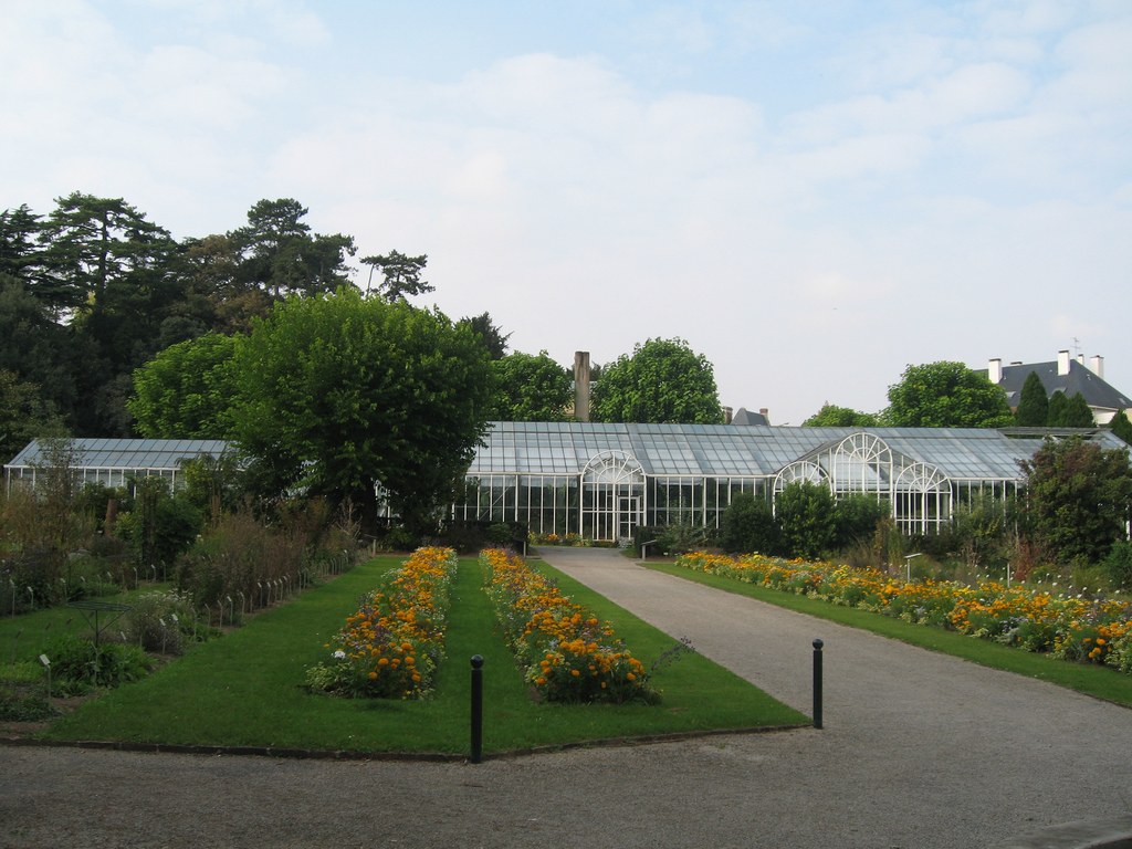 カーン植物園の熱帯温室, カーン、ノルマンディー — Serres du jardin des plantes de Caen