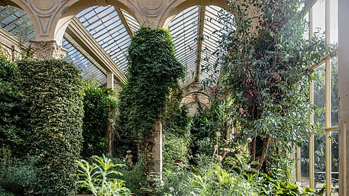Orangerie (Palmenhaus), Castle Ashby Gardens, Castle Ashby bei Northampton (Northamptonshire) — Orangery