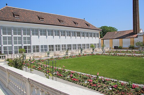 シュロス・ホーフのオランジェリー(Orangerie Schloss Hof), 下オーストリア州エンゲルハルツシュテッテン — Historischer Schlossgarten mit Orangerie