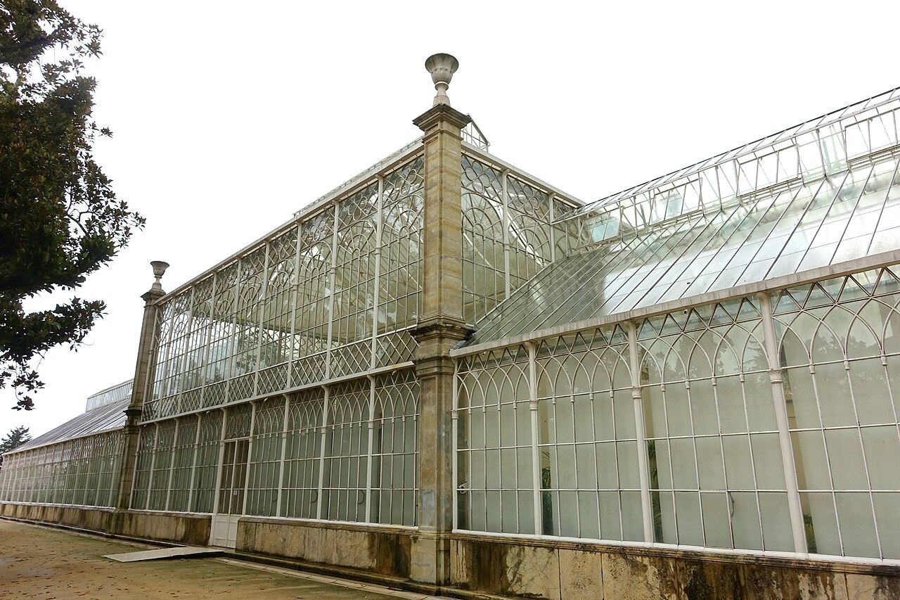 Großes Gewächshaus des Botanischen Gartens von Coimbra, Coimbra — Großes Gewächshaus des Botanischen Gartens von Coimbra — Ansicht 5