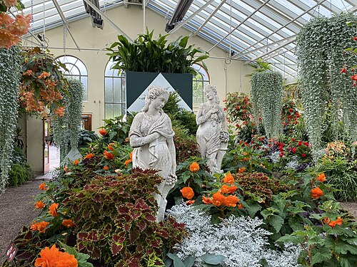 Fitzroy Gardens Conservatory, Melbourne, Victoria — In der City of Melbourne, Melbourne, Victoria, Australien.