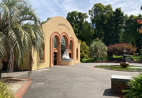 Fitzroy Gardens Conservatory, Melbourne, Victoria — Fitzroy Gardens Conservatory — Ansicht 3