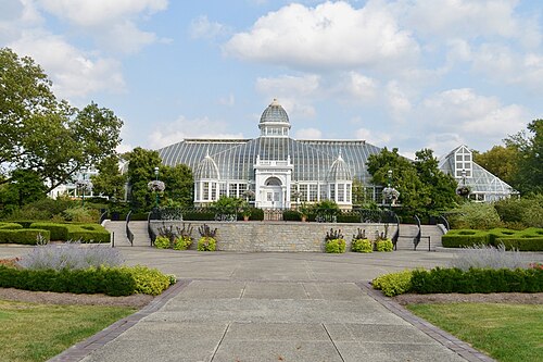 Franklin Park Conservatory (John F. Wolfe Palm House), Columbus, Ohio — In Columbus, Ohio