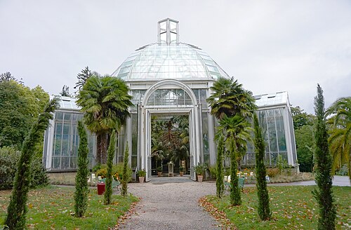 Winter Garden and Temperate House of the Geneva Conservatory and Botanical Garden, Geneva, Canton of Geneva — Geneva Botanical Garden.