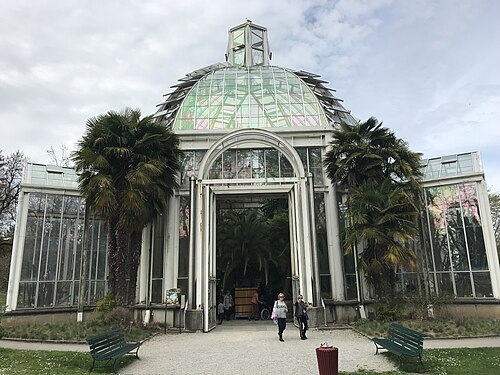 Winter Garden and Temperate House of the Geneva Conservatory and Botanical Garden, Geneva, Canton of Geneva — Botanical garden of Geneva.