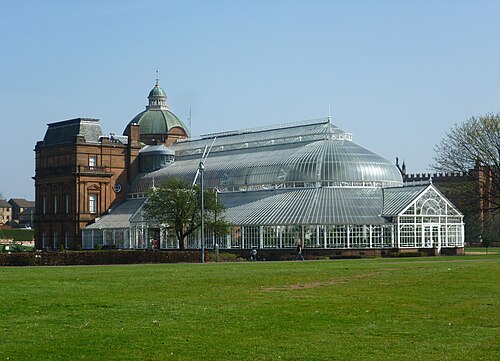 ピープルズ・パレスとウィンターガーデン, グラスゴー・グリーン、グラスゴー、スコットランド — People's Palace and Winter Gardens, Glasgow Green