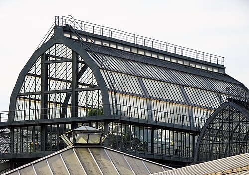 Große Gewächshäuser des Parc de la Tête d'Or, Lyon — La plus grande des serres.
