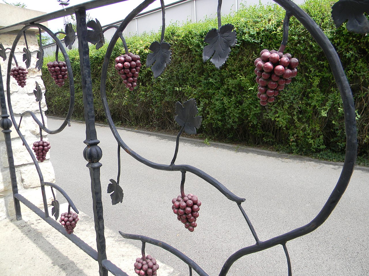 Schmetterlingsgarten (Jardin des Papillons), Grevenmacher, Grevenmacher, Kanton Grevenmacher — vine rail