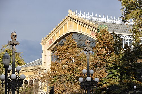 Hivernacle del Parc de la Ciutadella, Barcelona, Katalonien — Barcelona (Ciutadella Park). Greenhouse. 1883-1887. Josep Amargós, architect
