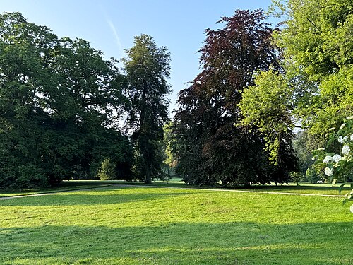 Großes Gewächshaus du Bergpark Wilhelmshöhe, Cassel, Hesse — Kassel, the mountain park Wilhelmshöhe