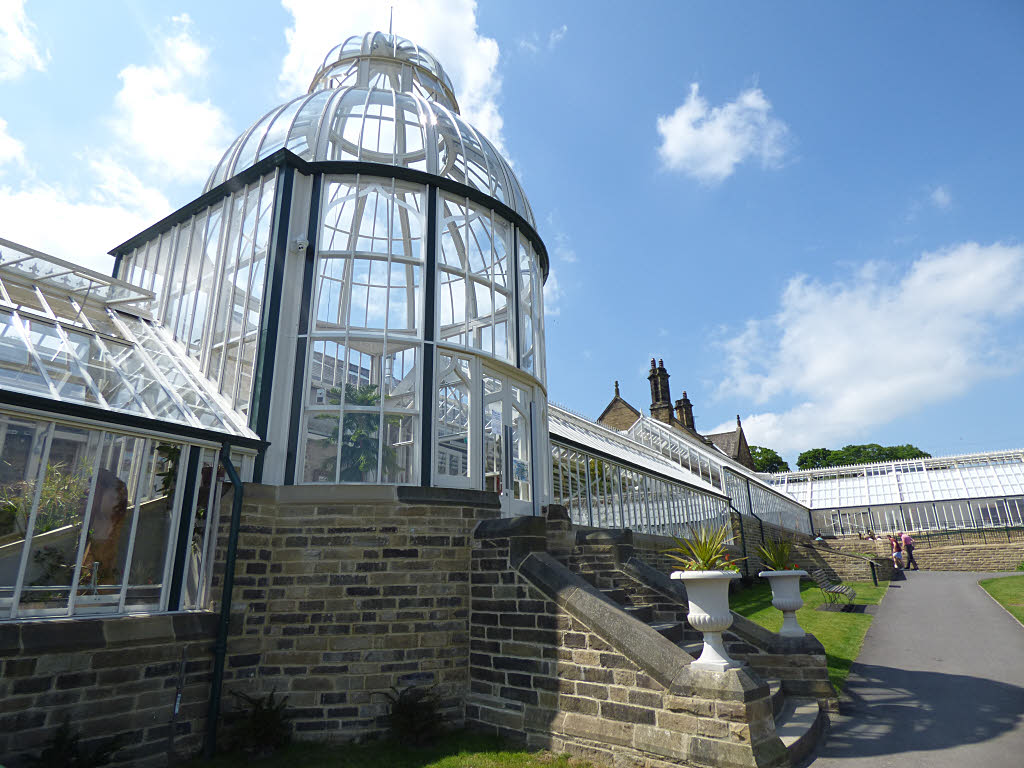 Glashäuser des Cliffe Castle Park (Dome House), Cliffe Castle Park, Keighley, West Yorkshire, England — Cliffe Castle - glasshouses