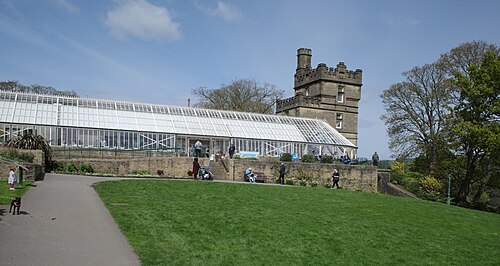 Glashäuser des Cliffe Castle Park (Dome House), Cliffe Castle Park, Keighley, West Yorkshire, England — The Cafe, Cliffe Castle, Keighley