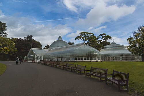 Kibble Palace, Glasgow, Schottland — The Kibble Palace in the Glasgow Botanic Gardens