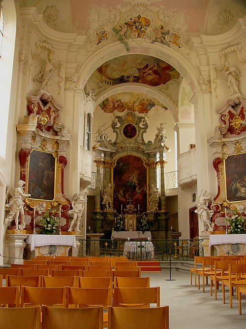 Palmenhaus (Palm House), Mainau Island, Mainau Island, Konstanz, Baden-Württemberg — Mainau Island, Lake Constance, Germany - Castle church interior