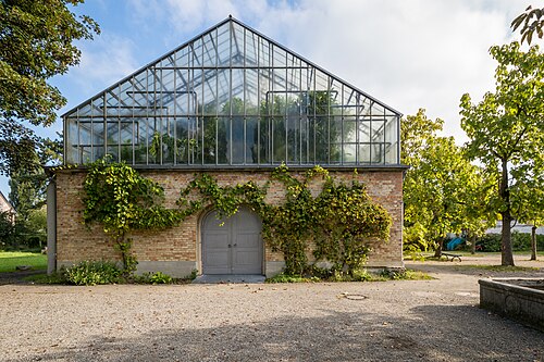 Städtisches Palmenhaus (Palmenhaus Paradies), Konstanz, Konstanz (Stadtteil Paradies), Baden-Württemberg — Palmenhaus in Konstanz, erbaut 1922.