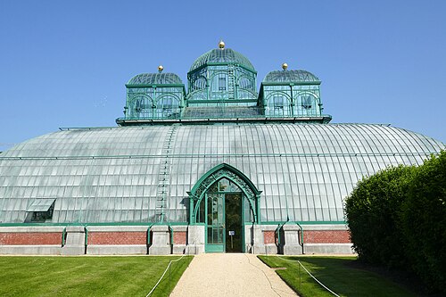 Königliche Gewächshäuser von Laeken, Brüssel — Serres royales de Laeken (Belgique), 2018.