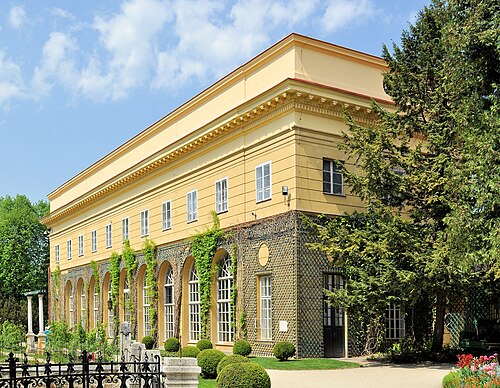 Orangerie von Schloss Łańcut (Oranżeria), Łańcut, Karpatenvorland — Orangery of the Łańcut Castle.