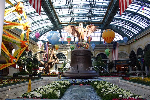 Bellagio Conservatory & Botanical Gardens, Las Vegas (Paradise), Nevada — The Summer 2011 display in the conservatory at the Bellagio.