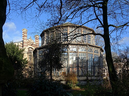Palais Rameau (kreisrundes Gartenbaugewächshaus), Lille, Hauts-de-France — The greenhouse of the Palais Rameau in Lille.