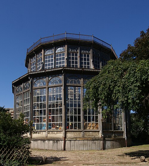 Palais Rameau (kreisrundes Gartenbaugewächshaus), Lille, Hauts-de-France — Lille (France), Palais Rameau, winter garden