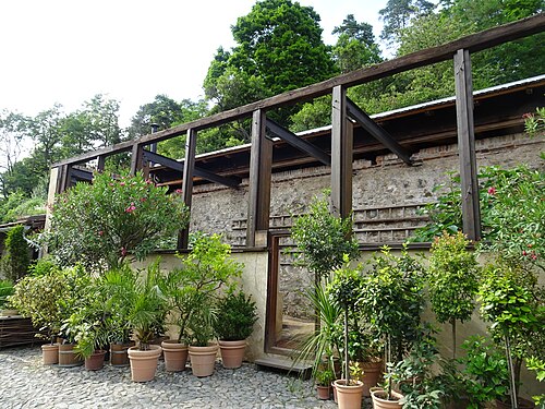 リシツェ城のイチジク温室(フィコヴナ), リシツェ、南モラヴィア地方 — This is a photo of a cultural monument of the Czech Republic , number: